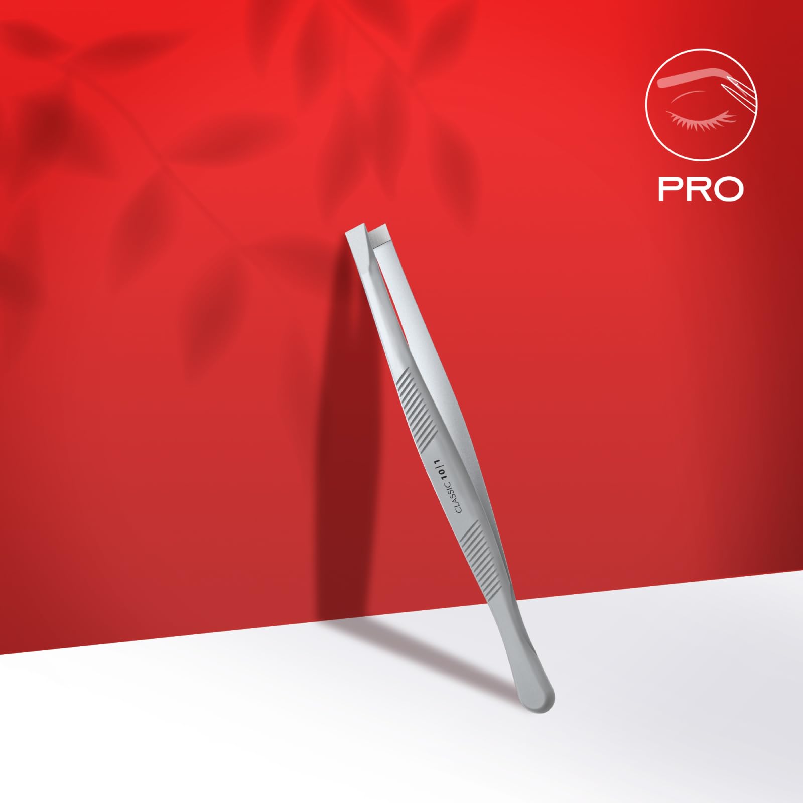 STALEKS CLASSIC 10 Type 1 Eyebrow Tweezers – Wide Straight Stainless Steel for Thick Brows & Precise Home Hair Removal - Image 3