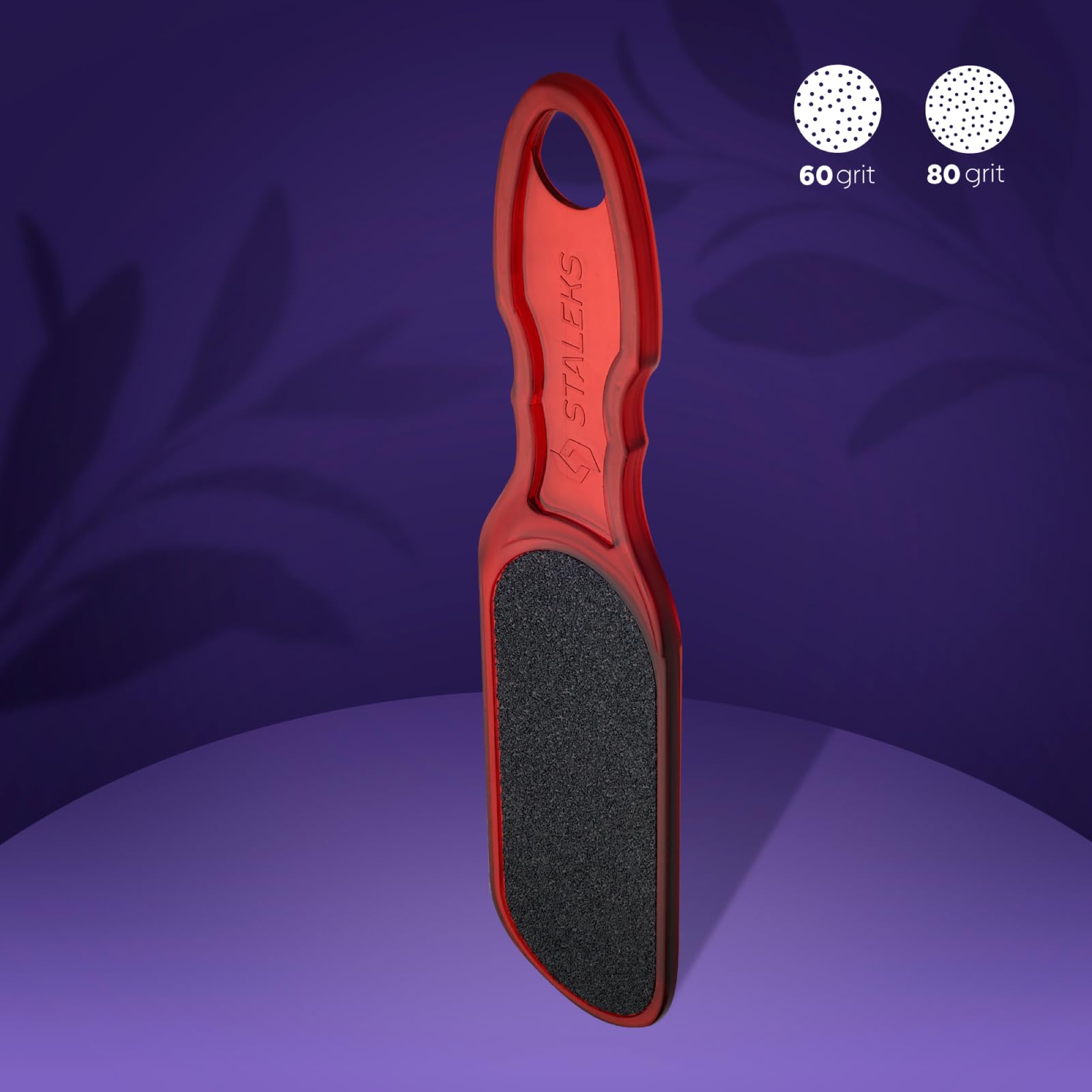 STALEKS Classic 10 Type 3 Plastic Foot File (60/80 Grit) – Ergonomic Double-Sided Pedicure Tool for Hard Corns & Severely Roughened Skin - Image 3