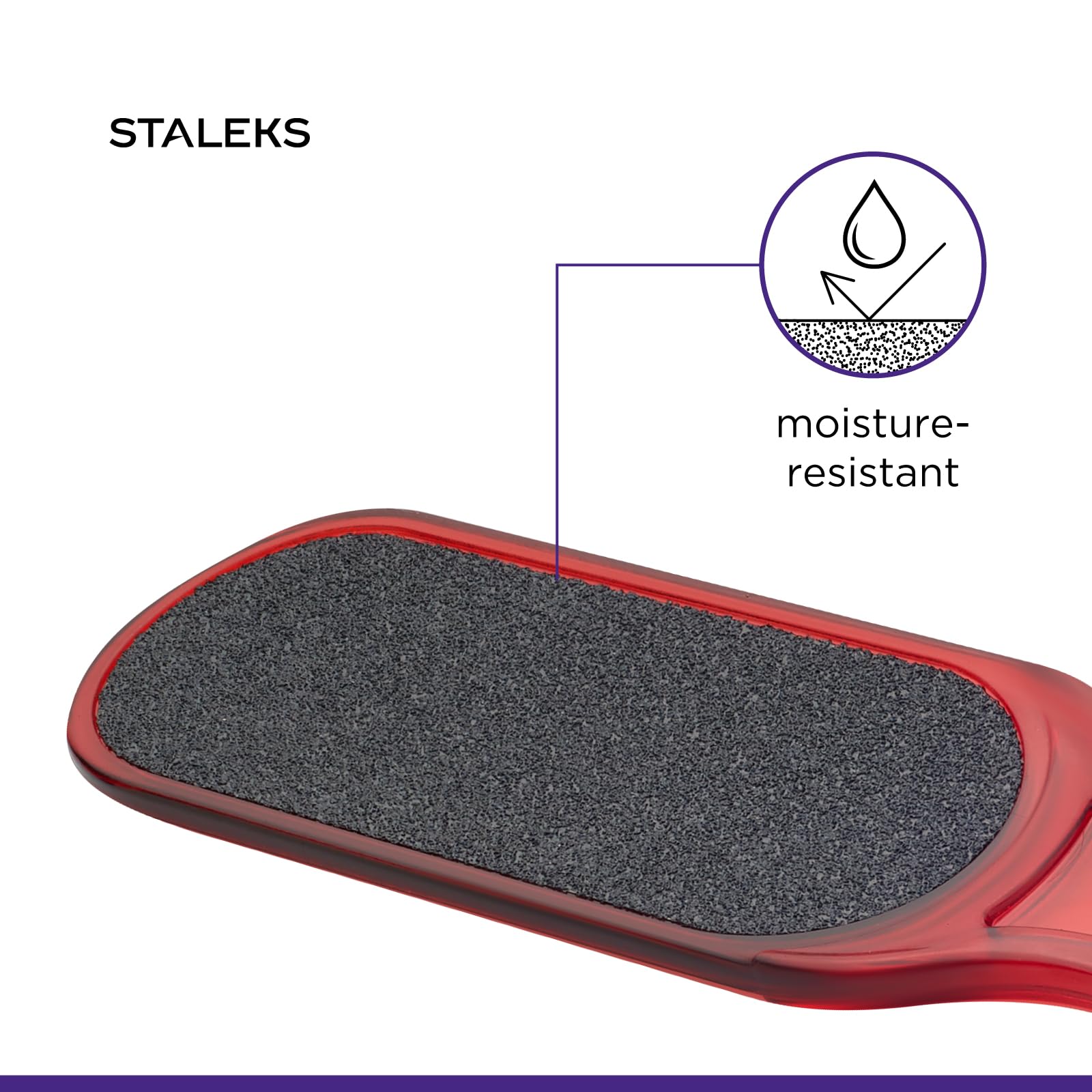 STALEKS Classic 10 Type 3 Plastic Foot File (60/80 Grit) – Ergonomic Double-Sided Pedicure Tool for Hard Corns & Severely Roughened Skin - Image 5