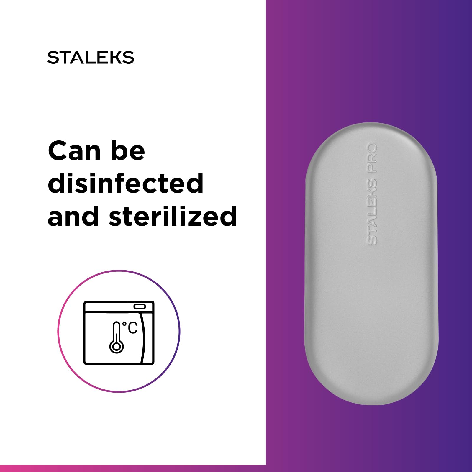 Staleks EXPERT 20 Tray with Lid – Stainless Steel Storage Box for Nail Drill Bits – Compact Container - Image 5