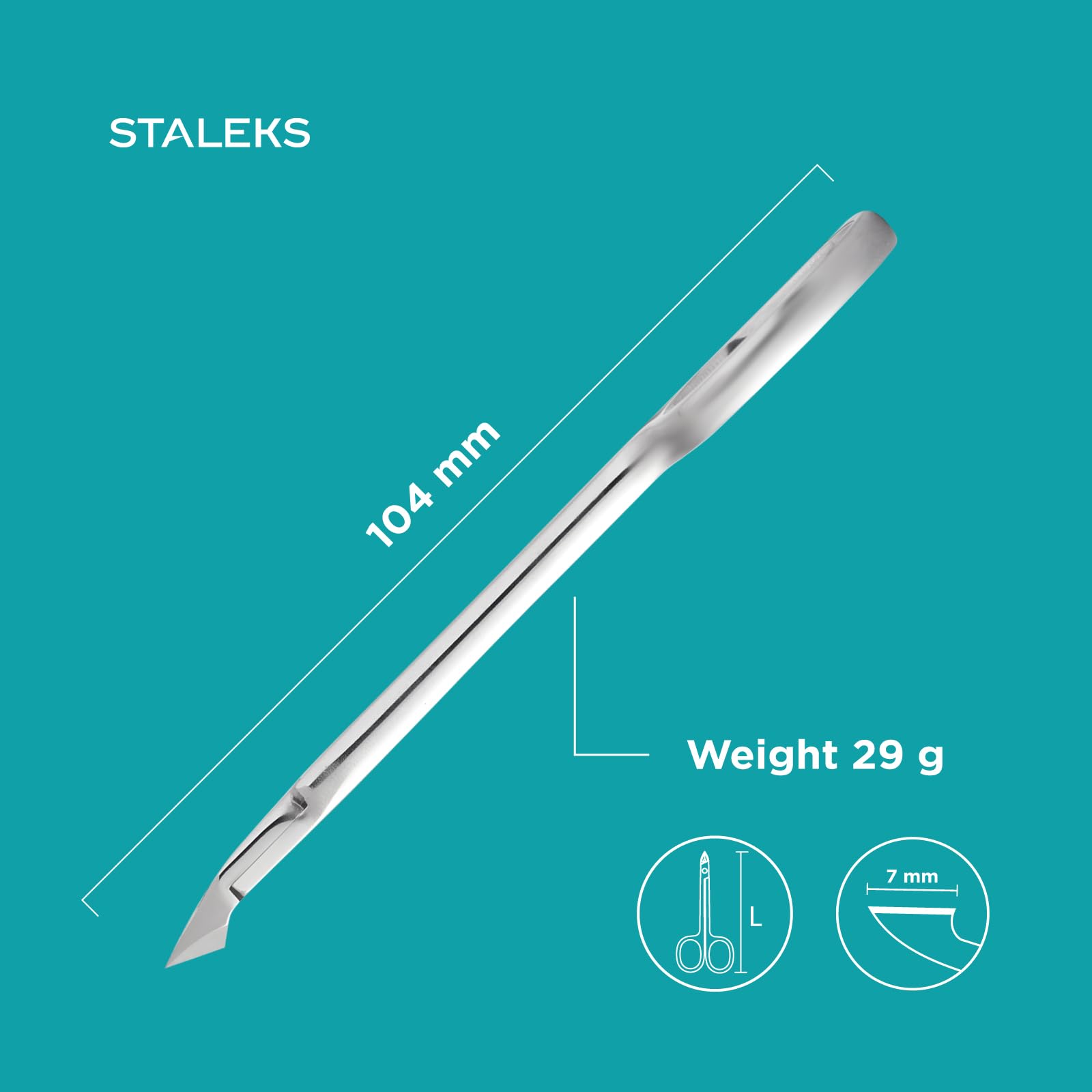 Staleks PODO 10 Podology Scissors-Style Nippers – 7 mm Blades with Heel – Beveled Straight Tips – Ideal for Corns, Calluses, and Cuticle Processing - Image 7