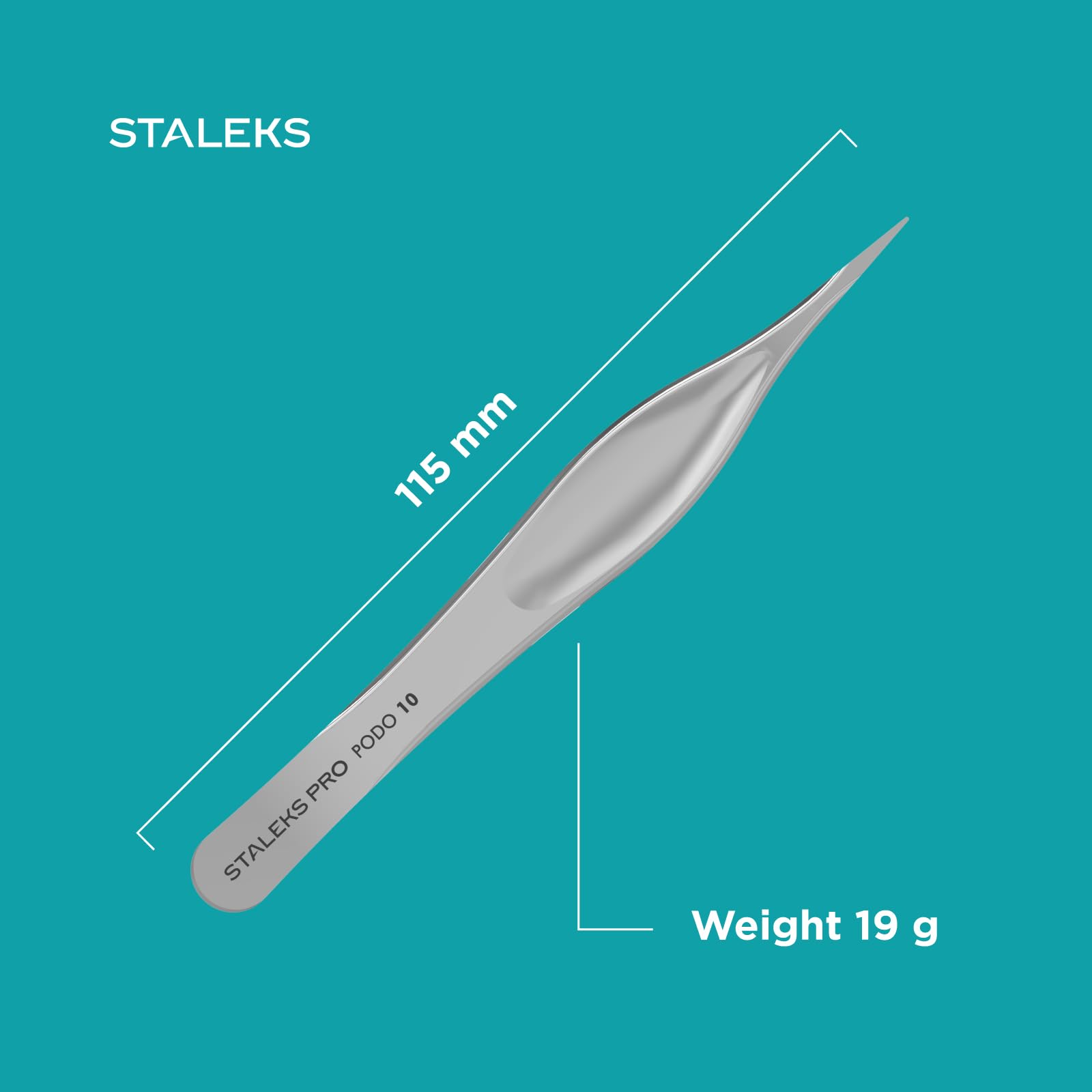 Staleks PODO 10 Podology Splinter Tweezers – Long Thin Working Part – Ideal for Ingrown Nail Removal, Calluses, and Foreign Body Extraction - Image 7