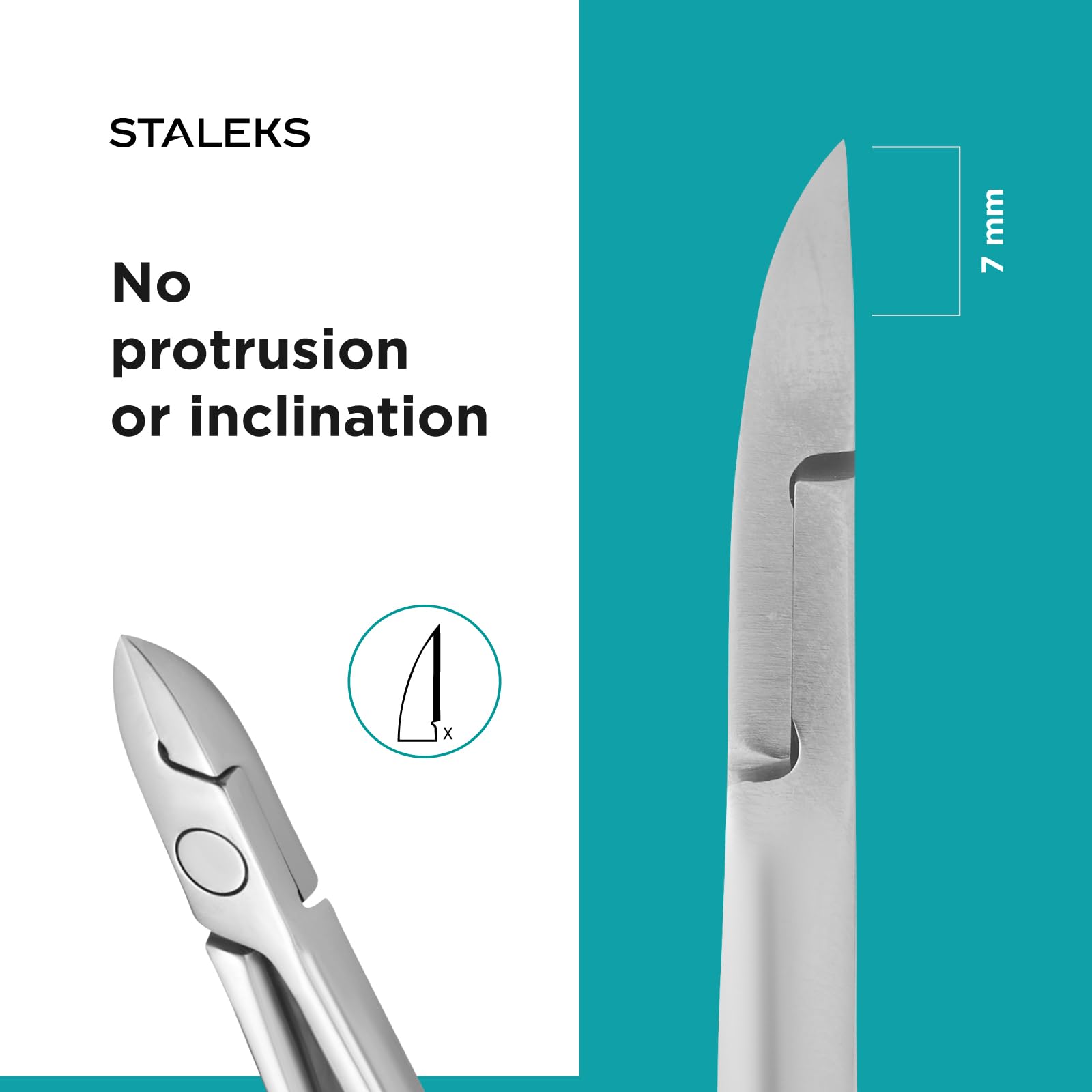 Staleks Podo 20 Podology Scissors-Style Nippers – 7 mm Straight Blades Without Heel – Designed for Corn and Cuticle Work - Image 6