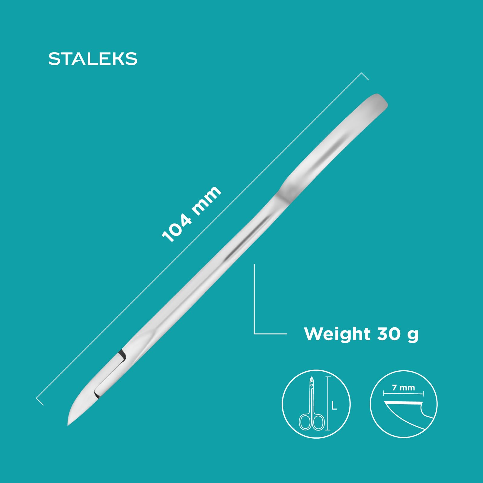 Staleks Podo 20 Podology Scissors-Style Nippers – 7 mm Straight Blades Without Heel – Designed for Corn and Cuticle Work - Image 7