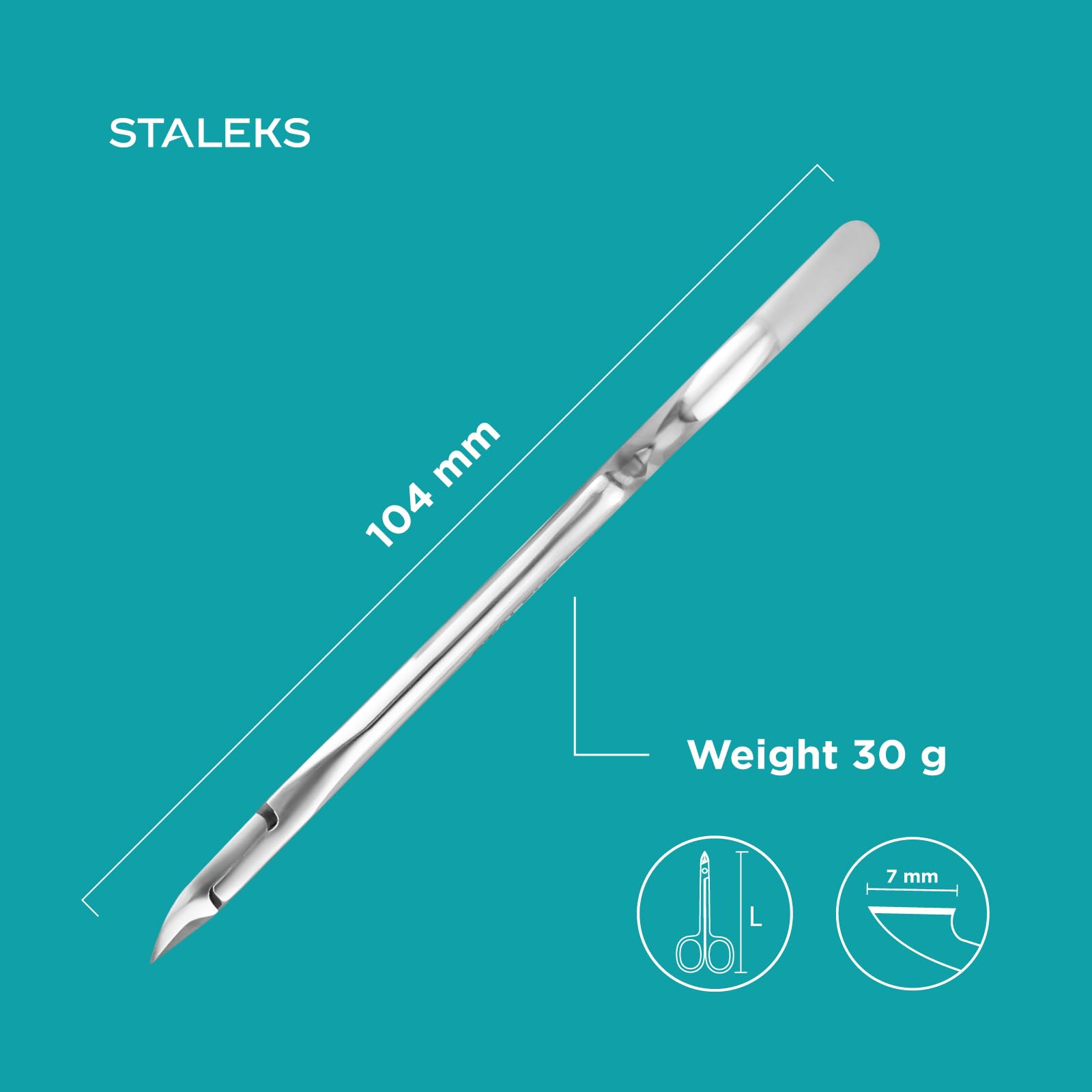 Staleks PODO 21 Podology Scissors-Style Nippers – 7 mm Beveled Straight Blades Without Heel – Enhanced View for Foot Care Work - Image 7