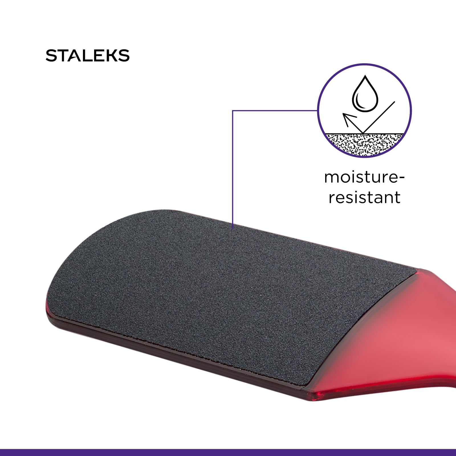 STALEKS PRO Expert 10 Type 2 Plastic Foot File (80/120 Grit) – Ergonomic Double-Sided Pedicure Tool for Corns & Medium Roughness Skin - Image 5