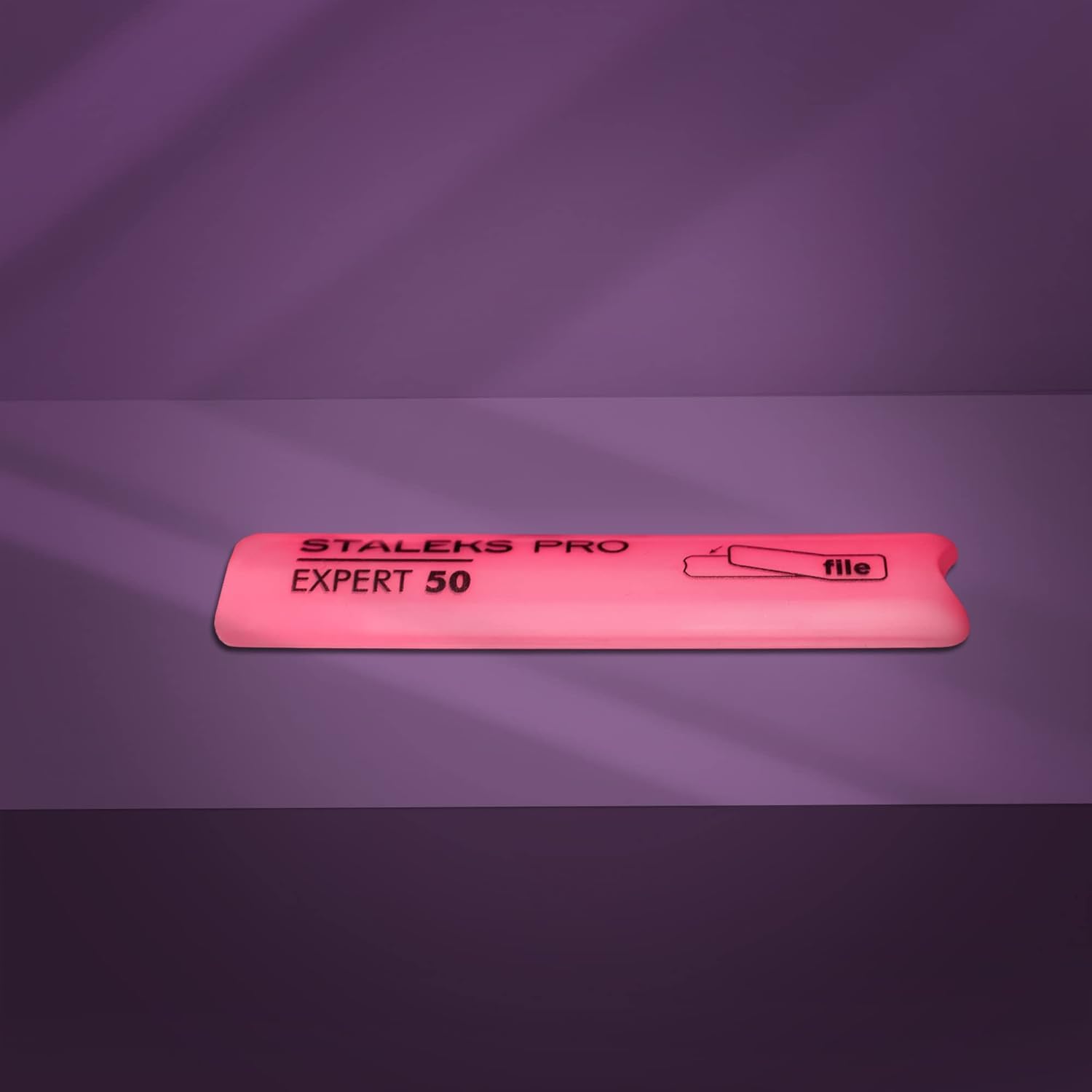 STALEKS PRO Expert 50 Short Beveled Plastic Nail File Base (Buff Form) – Lightweight Manicure & Pedicure Tool for Disposable Files (76x19mm) - Image 3