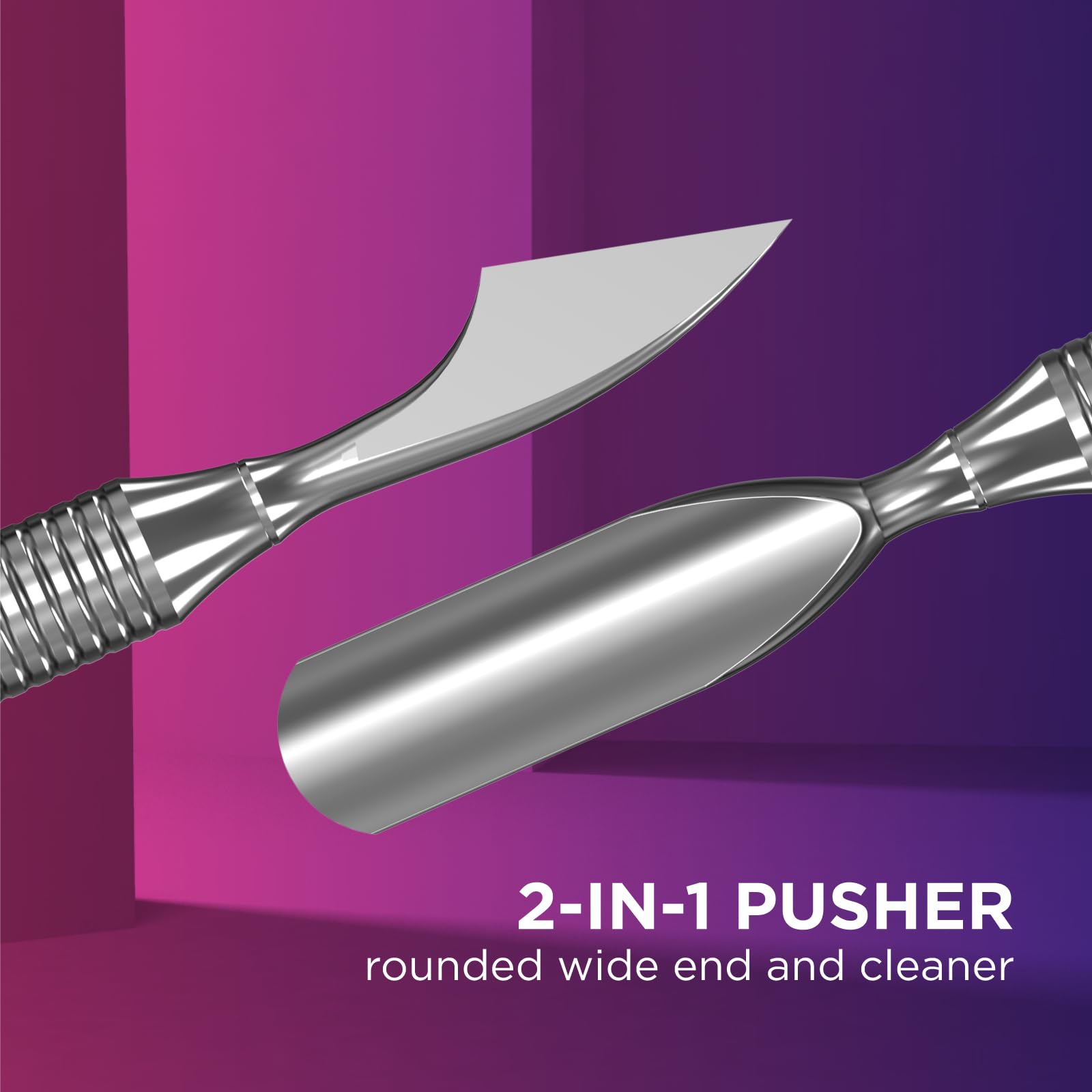 STALEKS PRO Manicure Prep Set – EXPERT 10 9mm Cuticle Nippers + EXPERT 30 Type 3 Double-Ended Pusher – Professional Tools for Cuticle Lifting & Plate Cleansing - Image 7