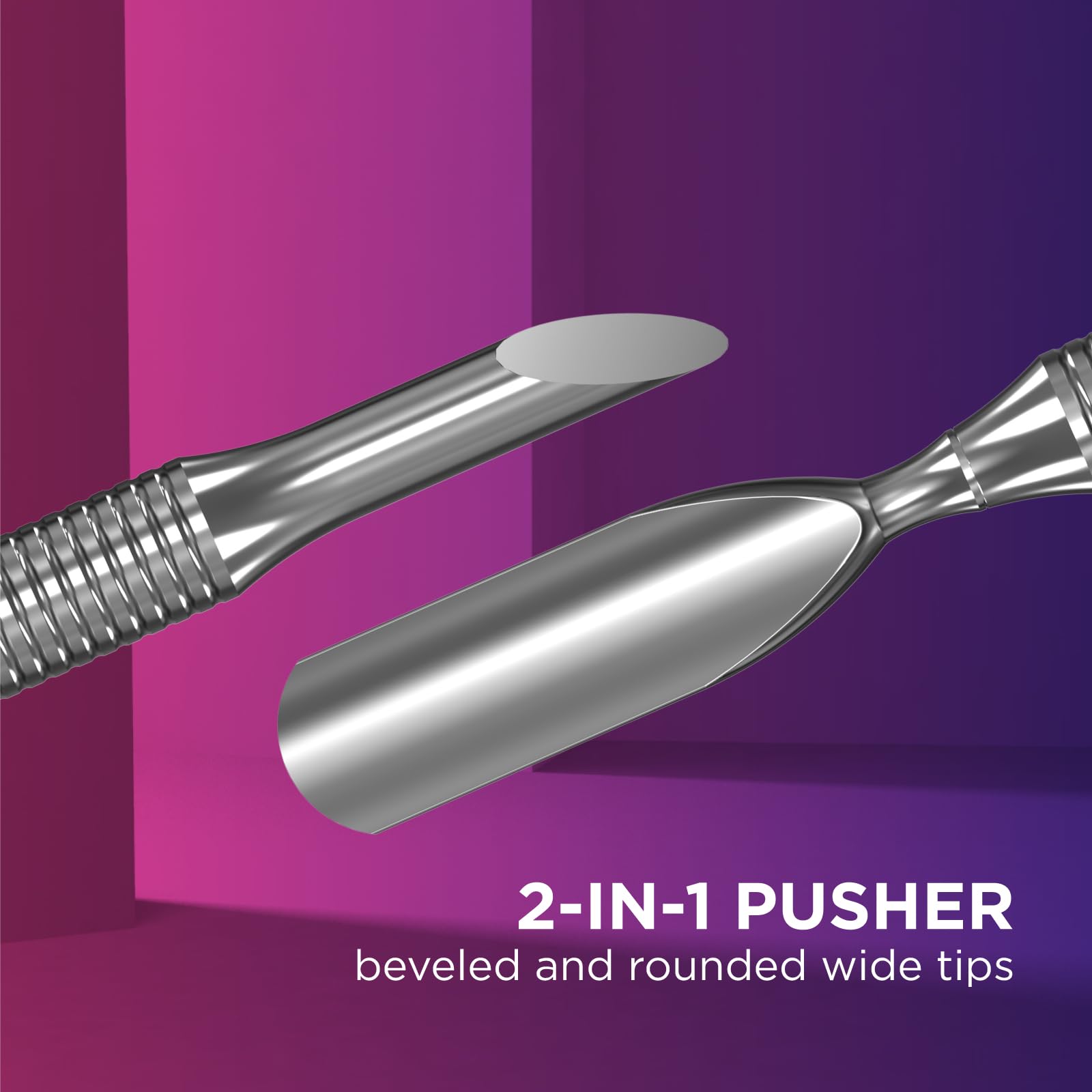 STALEKS PRO Manicure Prep Set – EXPERT 10 9mm Cuticle Nippers + EXPERT 90 Type 2 Double-Ended Pusher – Professional Tools for Precise Cuticle Care - Image 7