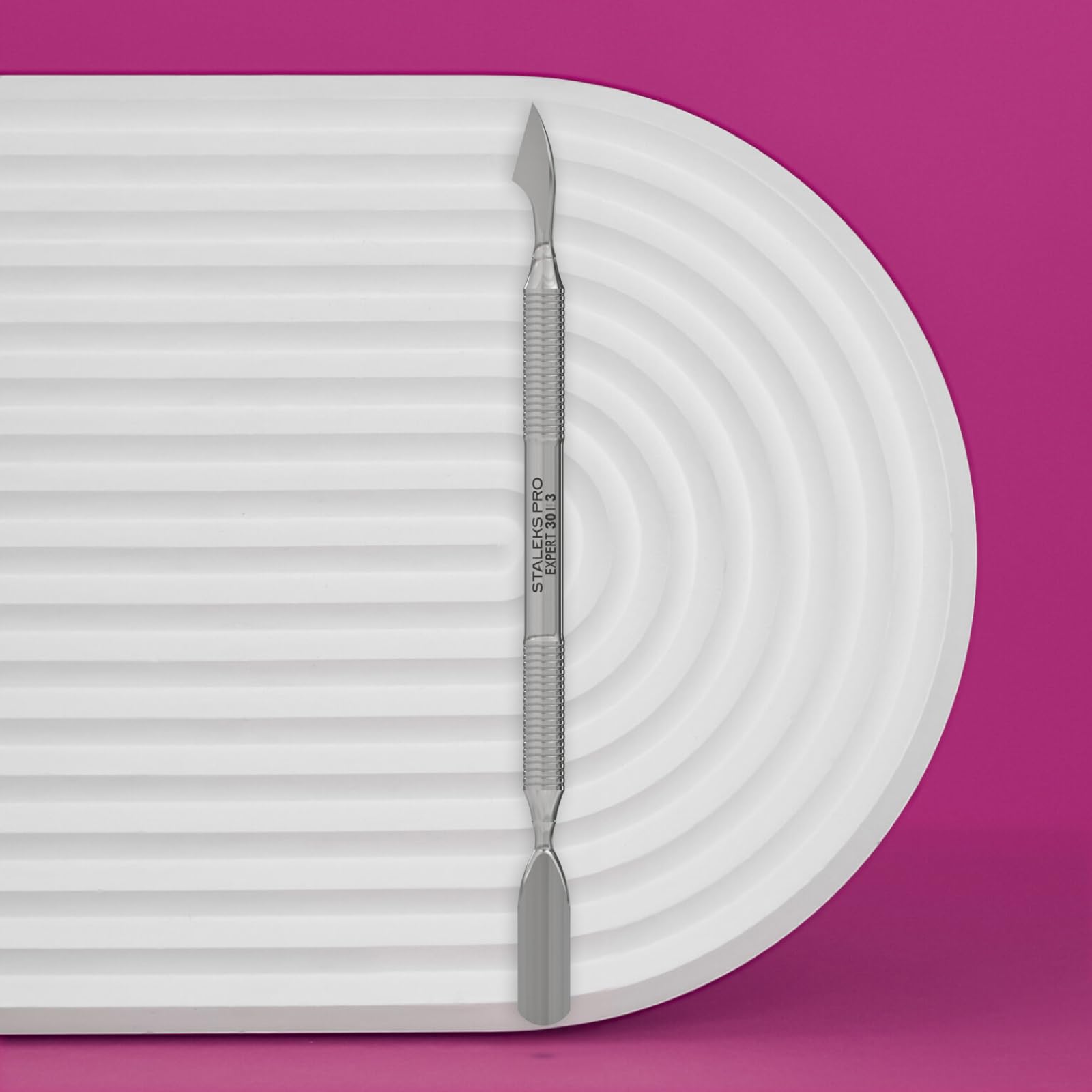 STALEKS PRO Manicure Prep Set – EXPERT 10 9mm Cuticle Nippers + EXPERT 30 Type 3 Double-Ended Pusher – Professional Tools for Cuticle Lifting & Plate Cleansing - Image 5