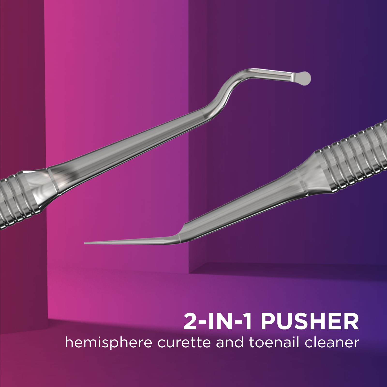 Staleks PRO Set for Ingrown Toenail Care – EXPERT 61 16 mm Nippers + EXPERT 20 Type 1 Double-Ended Curette – Professional Tools for Pedicure - Image 3