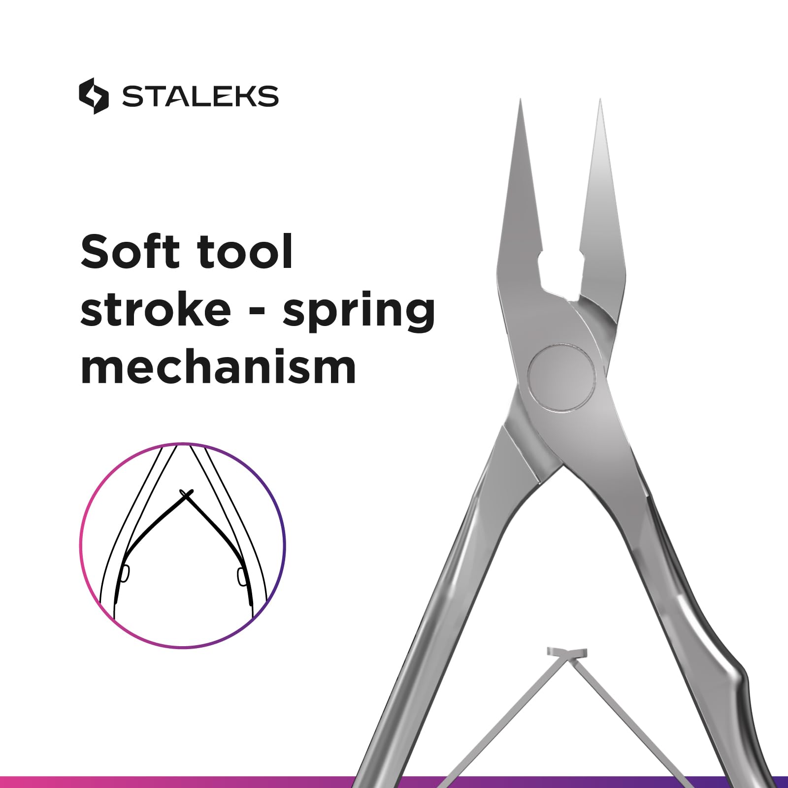 STALEKS PRO Set for Ingrown Toenail Care – EXPERT 61 16 mm Nippers + EXPERT 20 Type 2 Double-Ended Curette – Professional Tools for Pedicure - Image 4